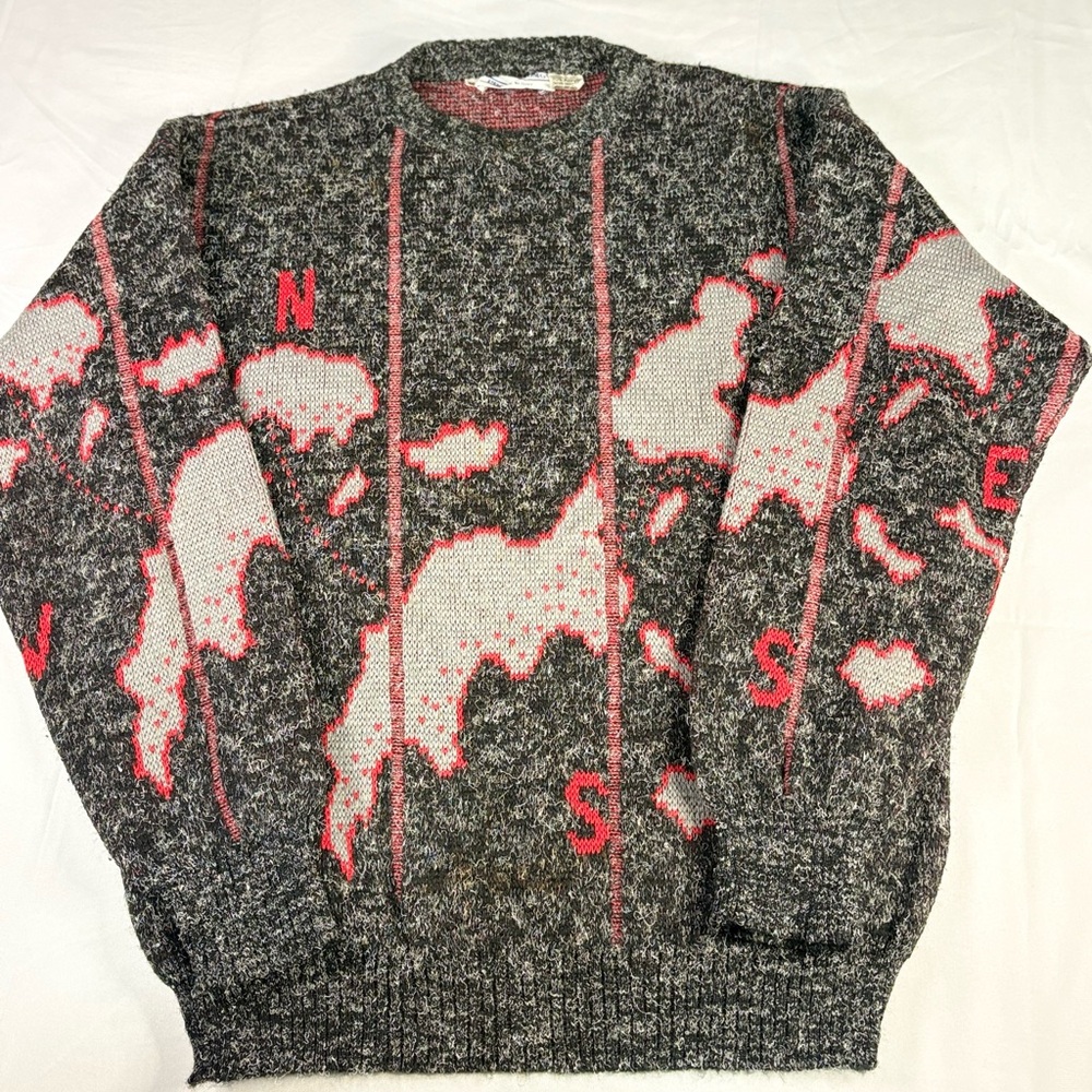 Vintage Promo Uomo Wool Pullover Sweater | $25